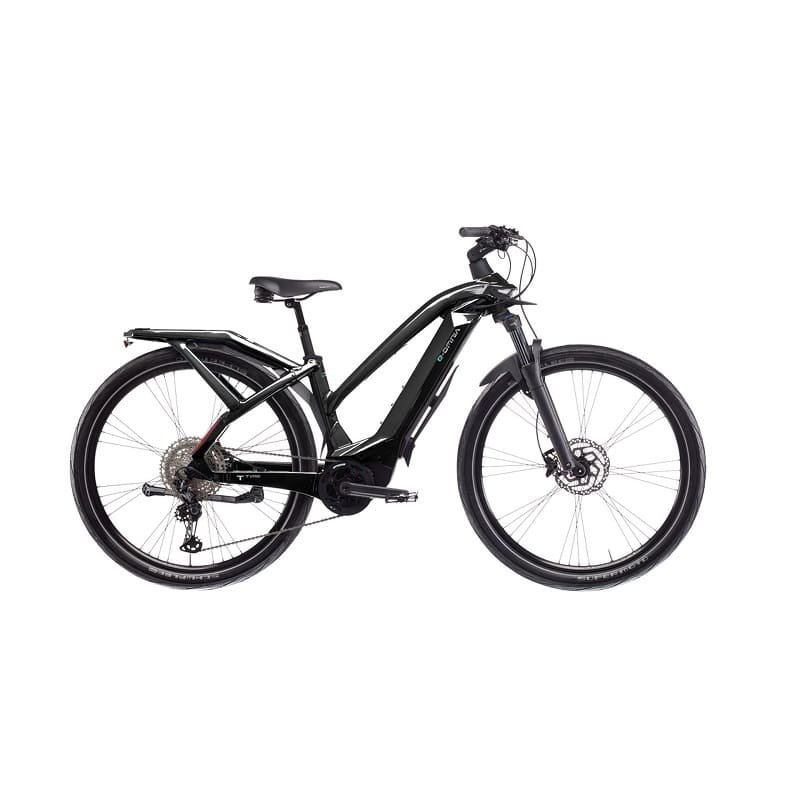 Vélo de Trekking Électrique Bianchi E-Omnia T-Type XT 12 Trapèze - Noir