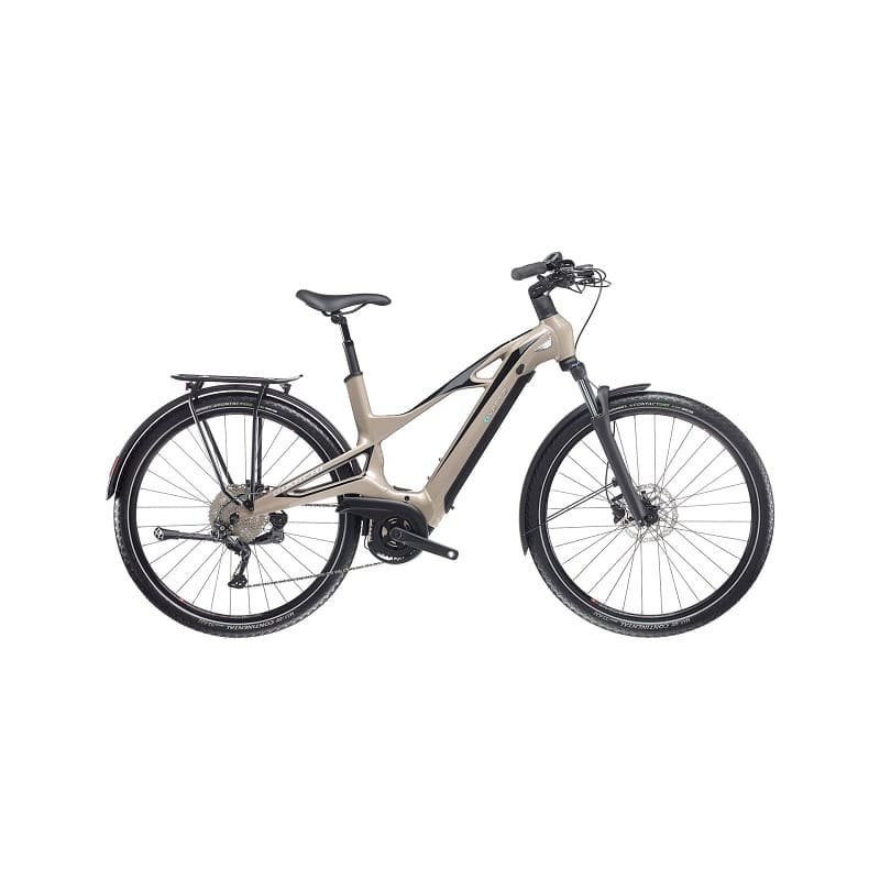 Bianchi e-Vertic T-Type - Step-through DEORE 10sp - Marron