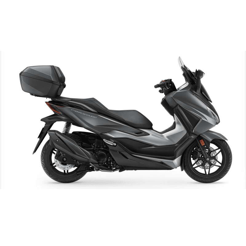 Honda Forza 350 avec Smart Top Box et Honda Smartphone Voice Control System 2023 - Gris / noir