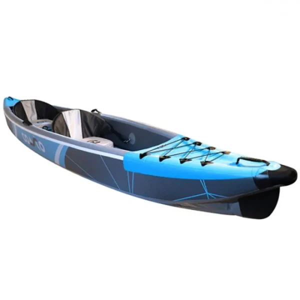 Kayak gonflable 2 places Coasto Russel - Dropstitch - Bleu - 430cm - 80cm - 200kg – Image 4