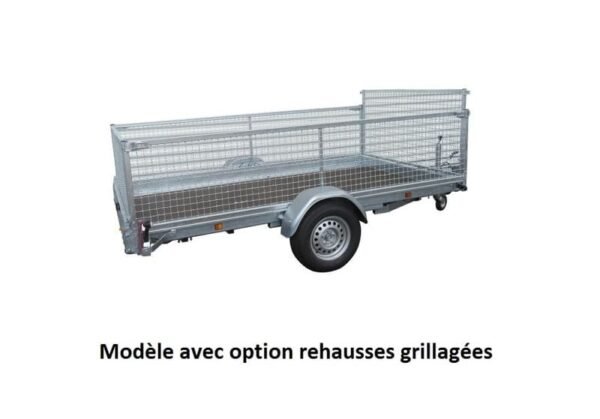 Remorque plateau freiné - Lider - Robust 36386 - 3,20 m - 1500 Kg - 1 essieu – Image 4