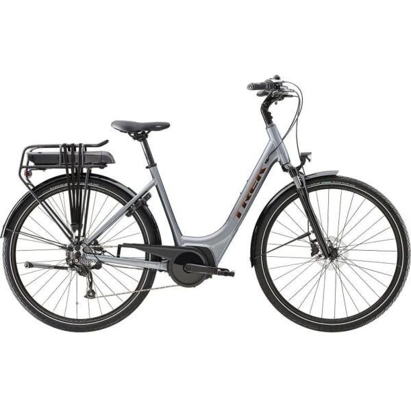 Trek Verve+ 1 Lowstep Shimano Tourney/Altus 8V 300Wh Wh Gris 2023