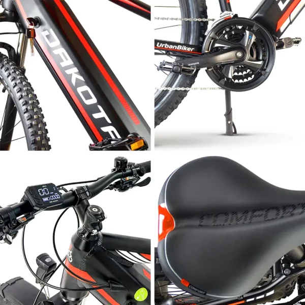 VTT électrique Urbanbiker Dakota 23 – Image 6