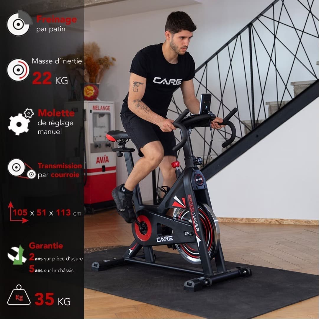 Vélo de Biking Care Fitness - Speed racer – Image 3
